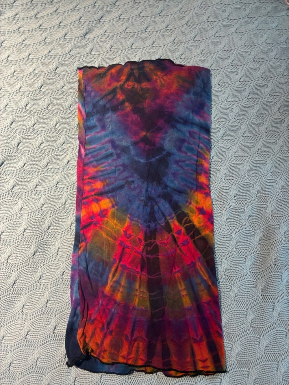Tie Dye Tube Top/Head Scarf